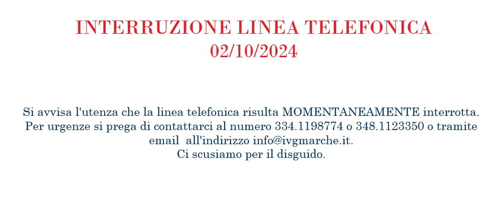 Interruzione linea telefonica